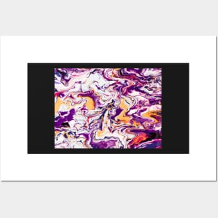 Purple Marble III Posters and Art